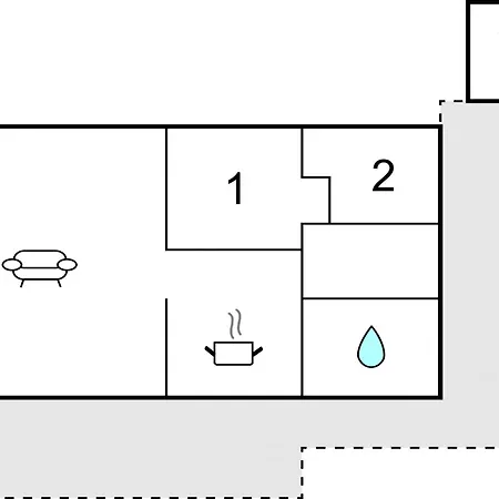 別荘 Two-bedroom In